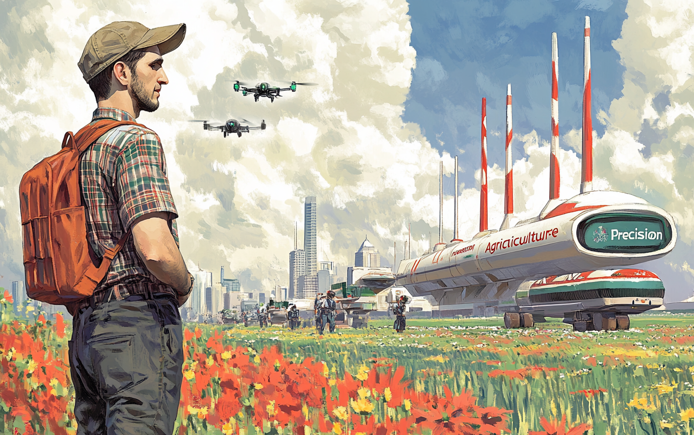 Искусственный интеллект в сельском хозяйстве: Как прецизионное земледелие меняет будущее фермерства и увеличивает доходы фермеров